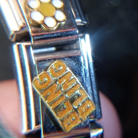 Stainless steel Charm bracelet made in Italy stretchy - Picture 10 of 13